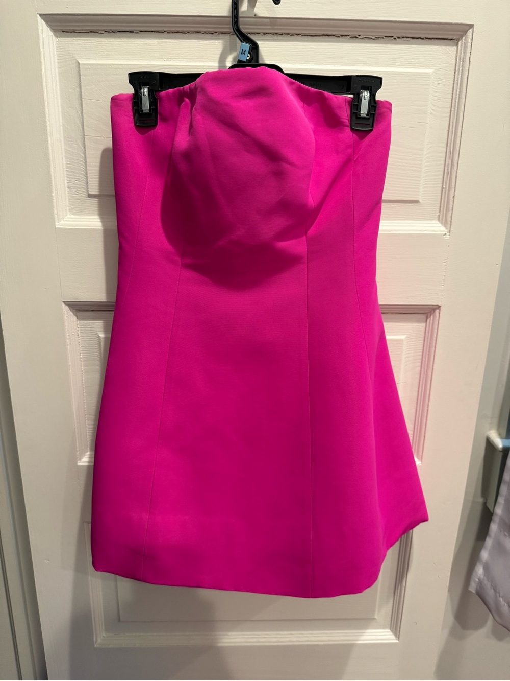 Sachin & Babi Strapless Hot Pink Mini Dress